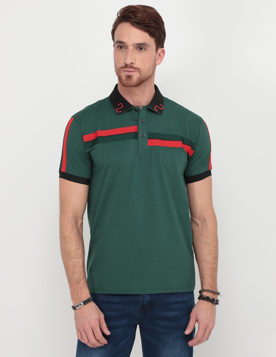 Playera cuello polo para hombre