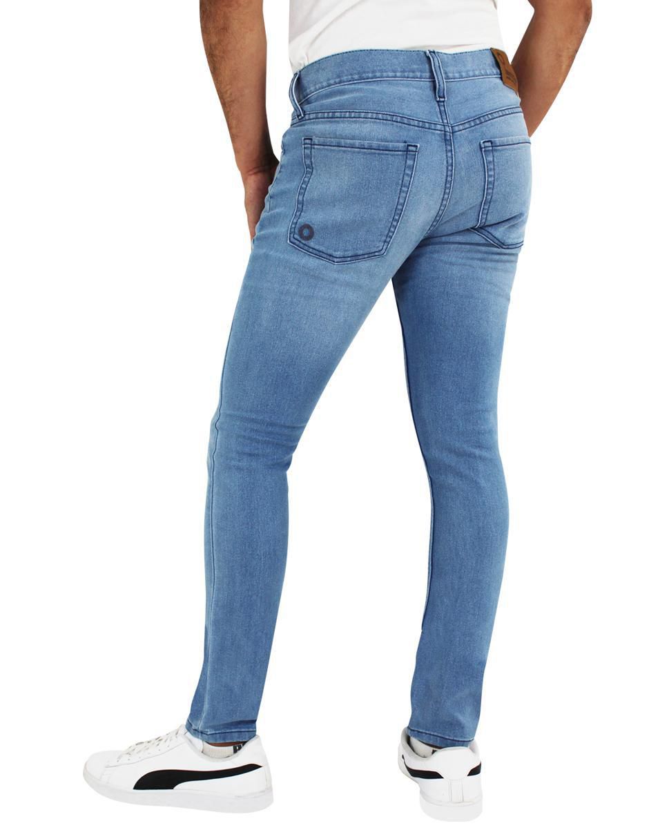 Jeans skinny 3349 lavado claro para hombre 5