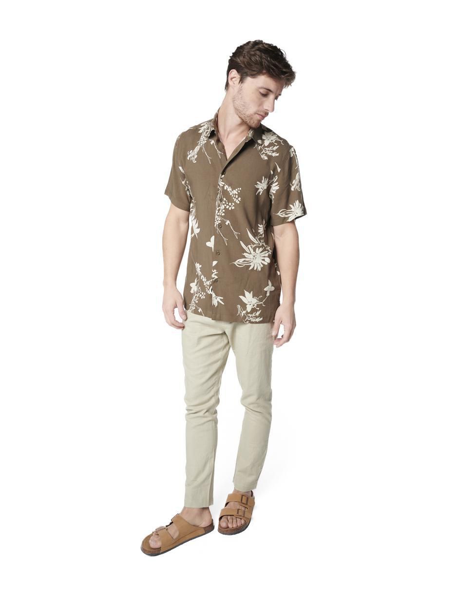 Camisa casual manga corta para hombre 3