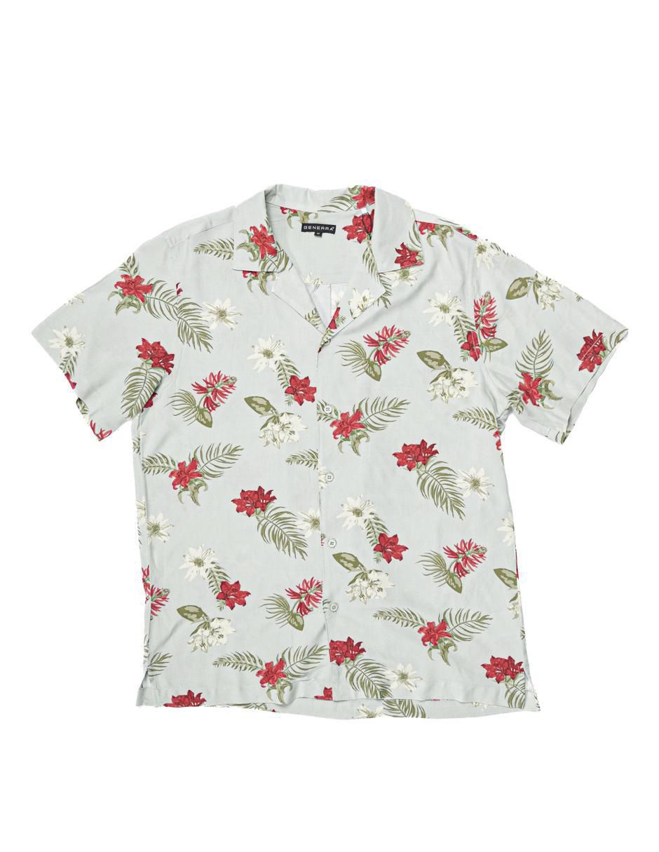 Camisa casual manga corta para hombre
