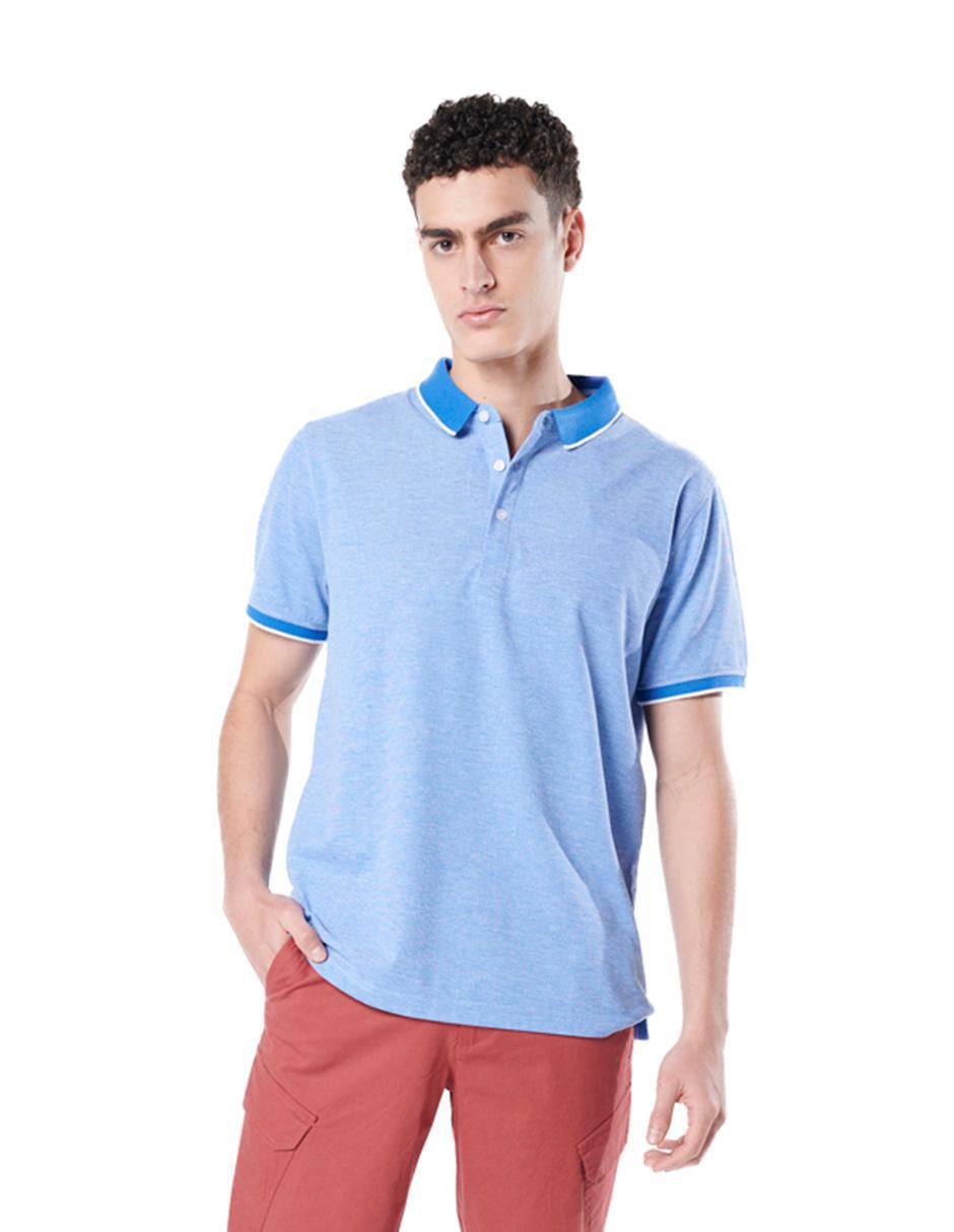 Playera cuello polo para hombre