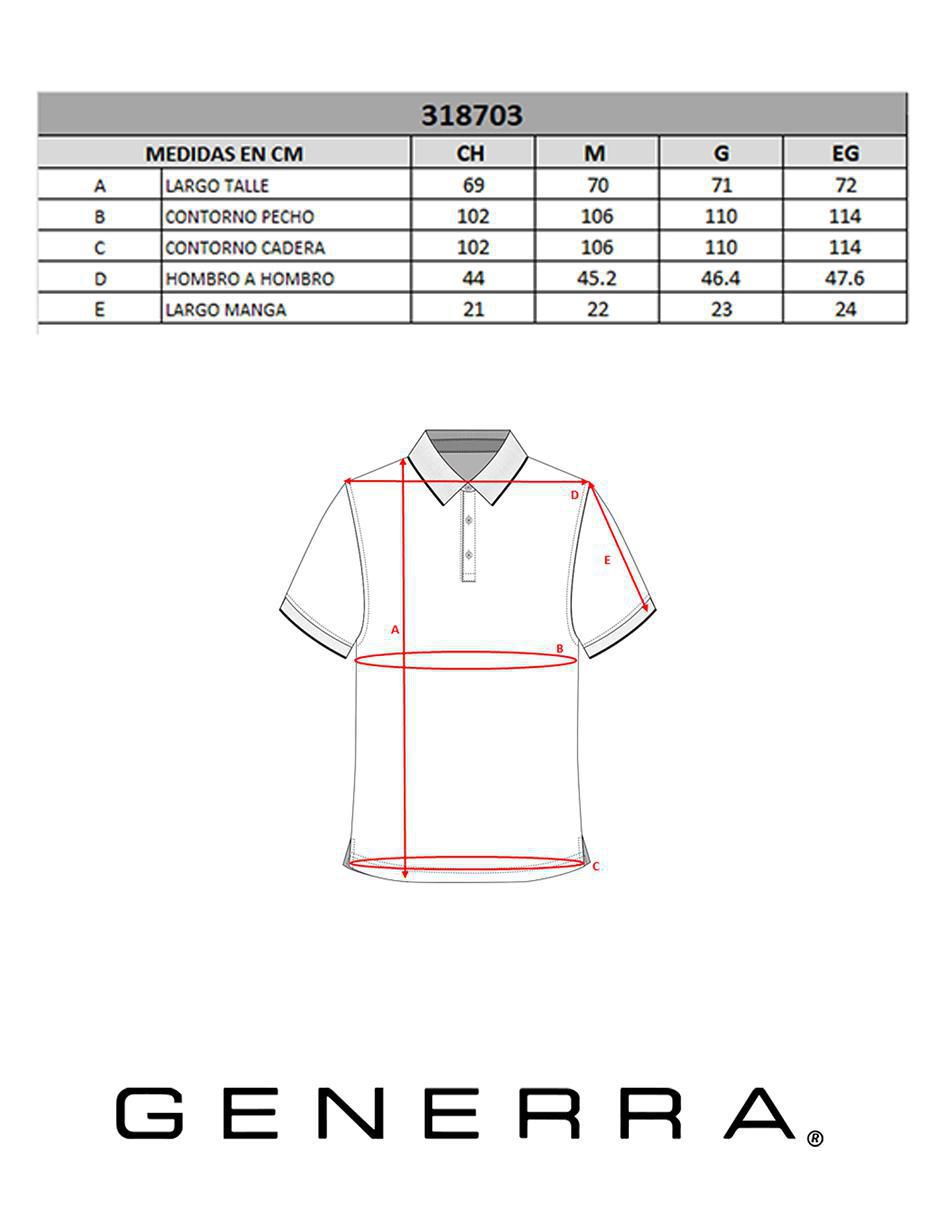 Playera cuello polo para hombre 5