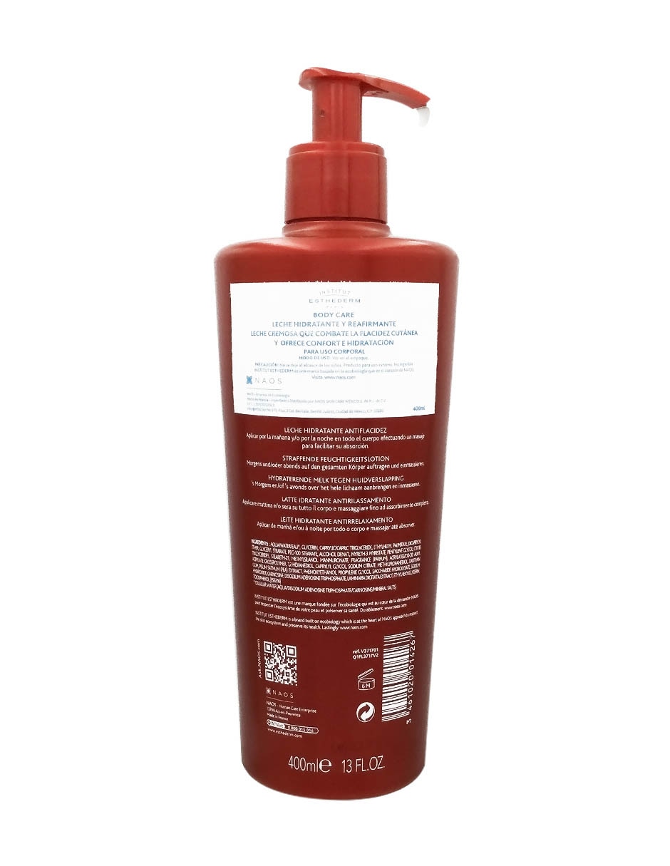 Leche corporal recomendada para hidratar día y noche Body Care Leche Hidratante Y Reafirmante 400 Ml Body Care todo tipo piel
