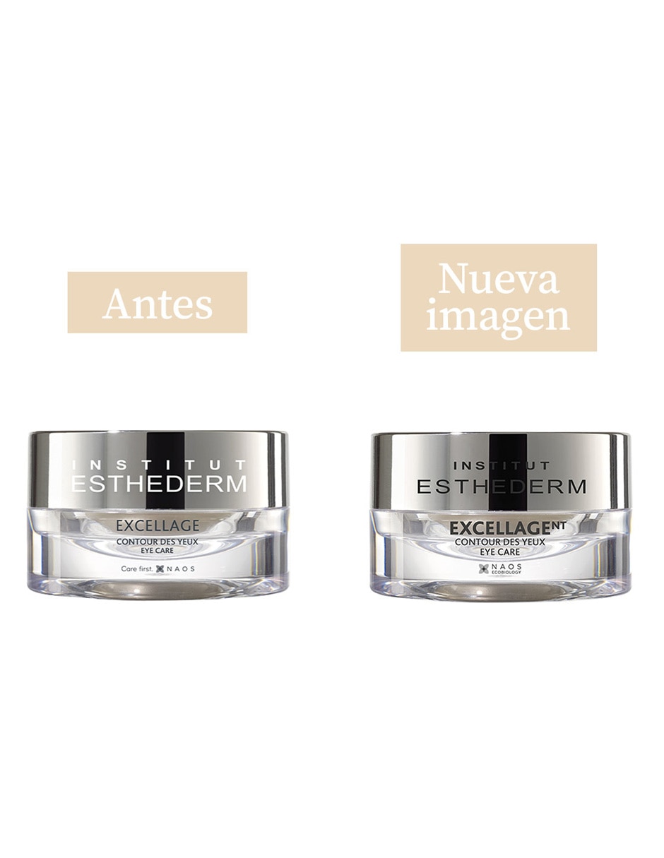 Crema para contorno de ojos recomendada para revitalizar día y noche excellage contorno de ojos Esthederm excellage para piel normal y seca
