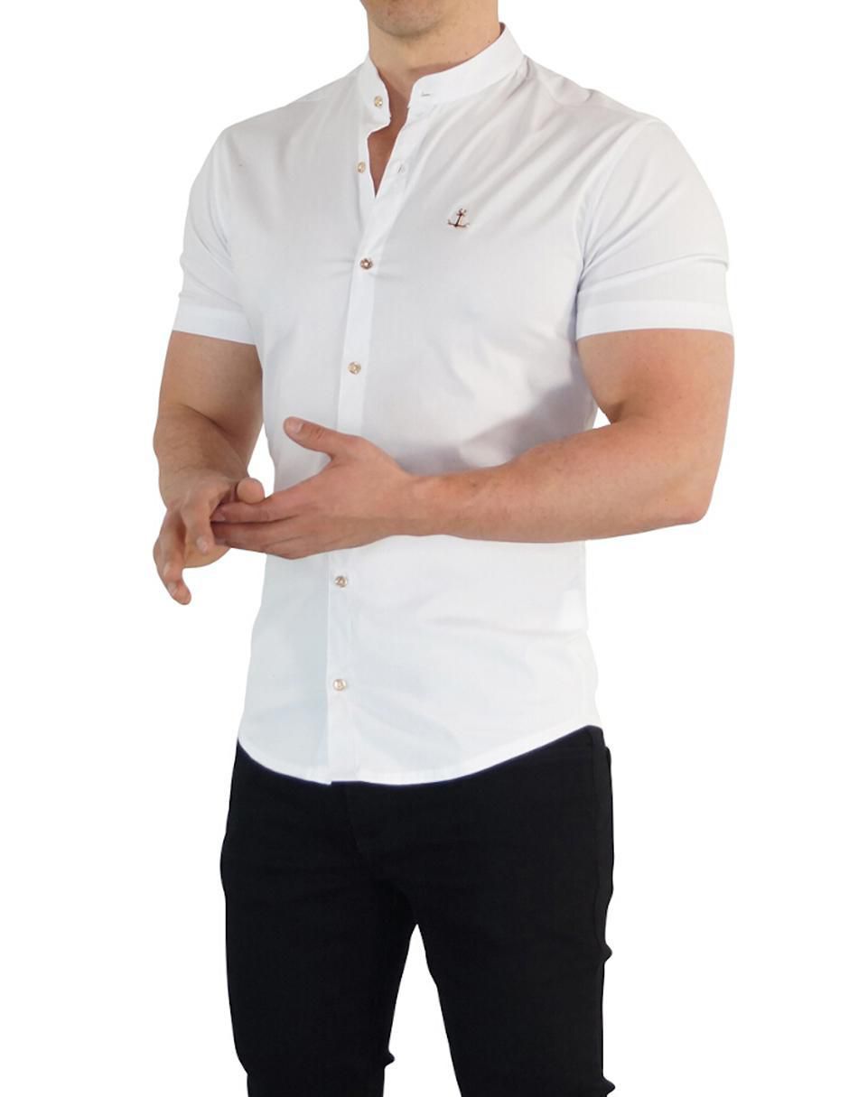 Camisa casual manga corta para hombre Camisa casual manga corta para hombre