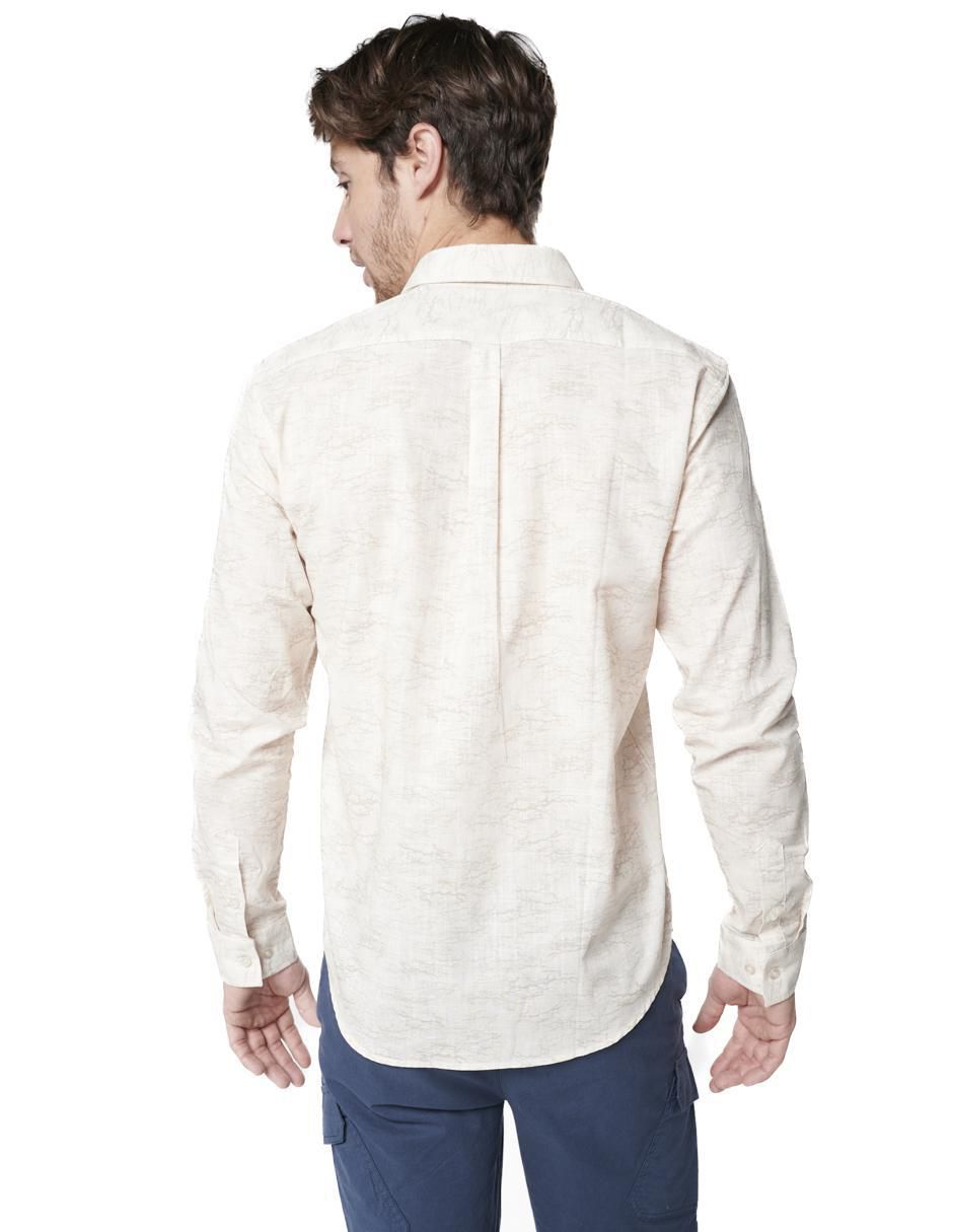 Camisa casual de algodón manga larga para hombre 5
