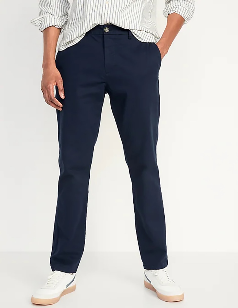Pantalón casual slim de algodón para hombre Pantalón casual slim de algodón para hombre