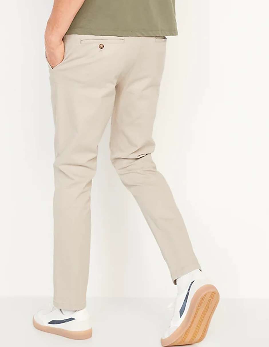 Pantalón casual slim de algodón para hombre 2