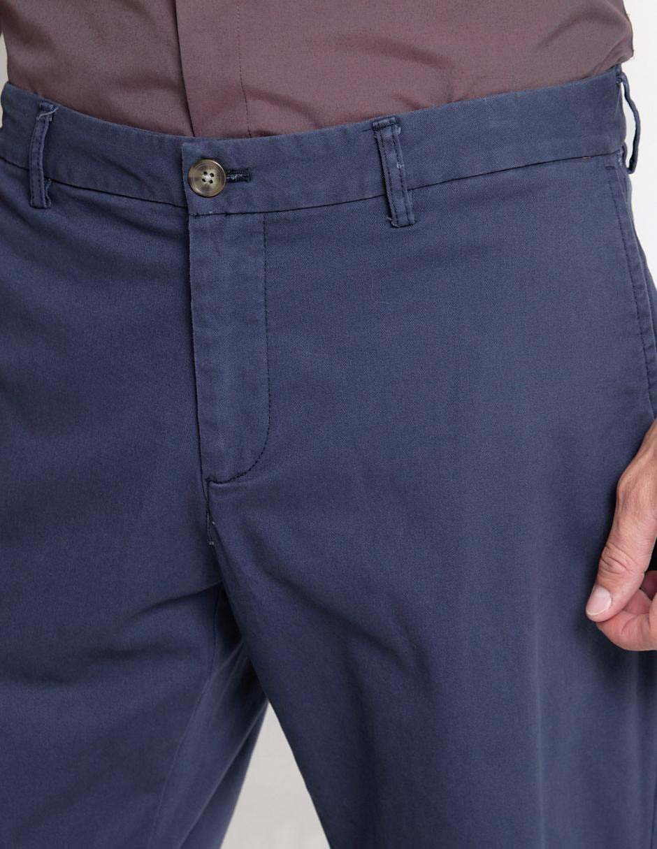 Pantalón chino recto de algodón para hombre 3
