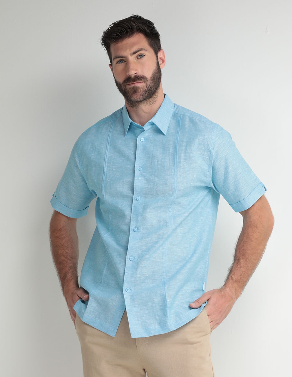 Guayabera manga corta para hombre Guayabera manga corta para hombre