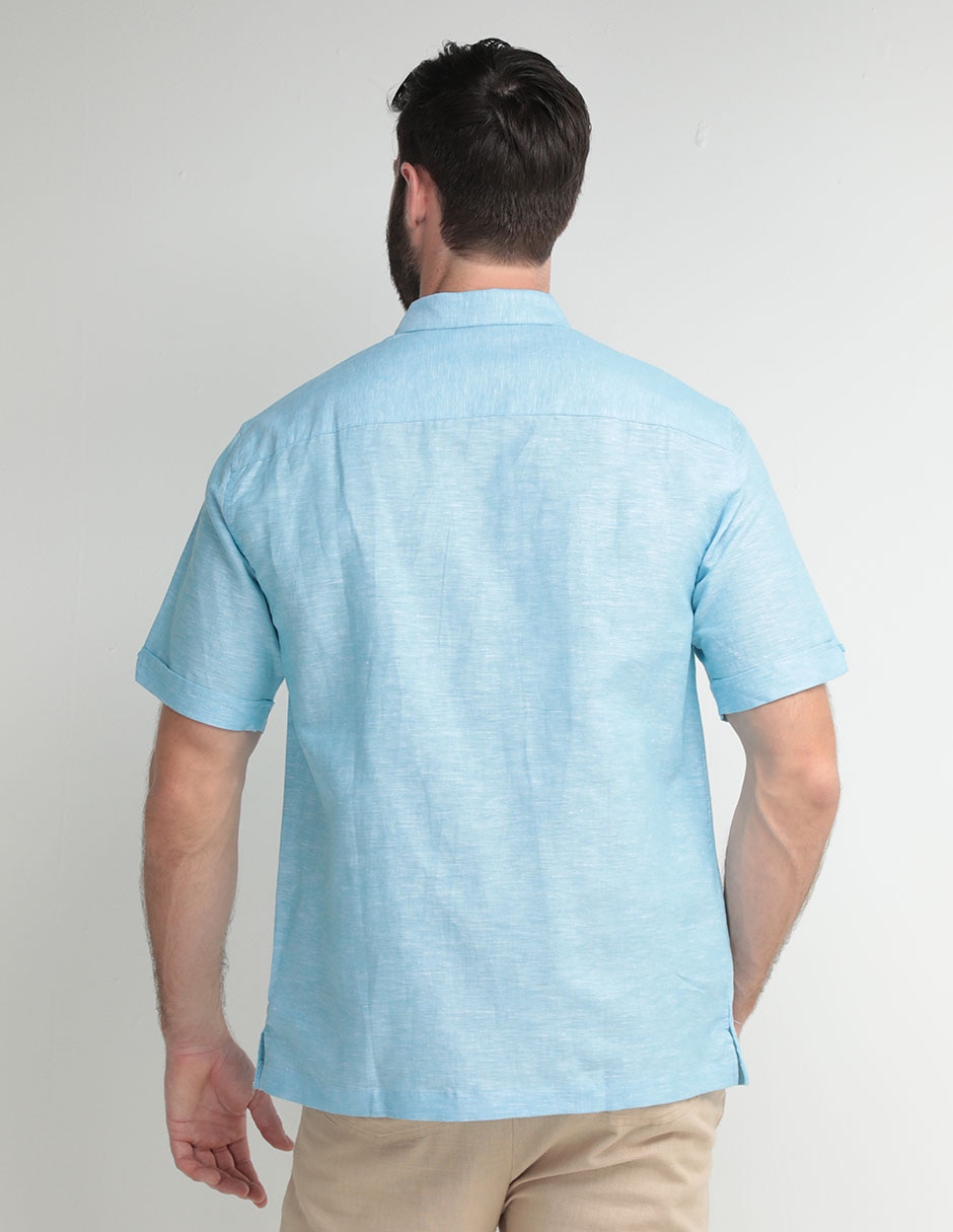 Guayabera manga corta para hombre 2