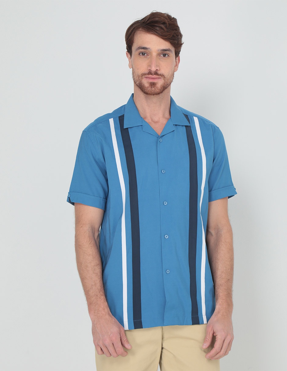 Guayabera manga corta para hombre