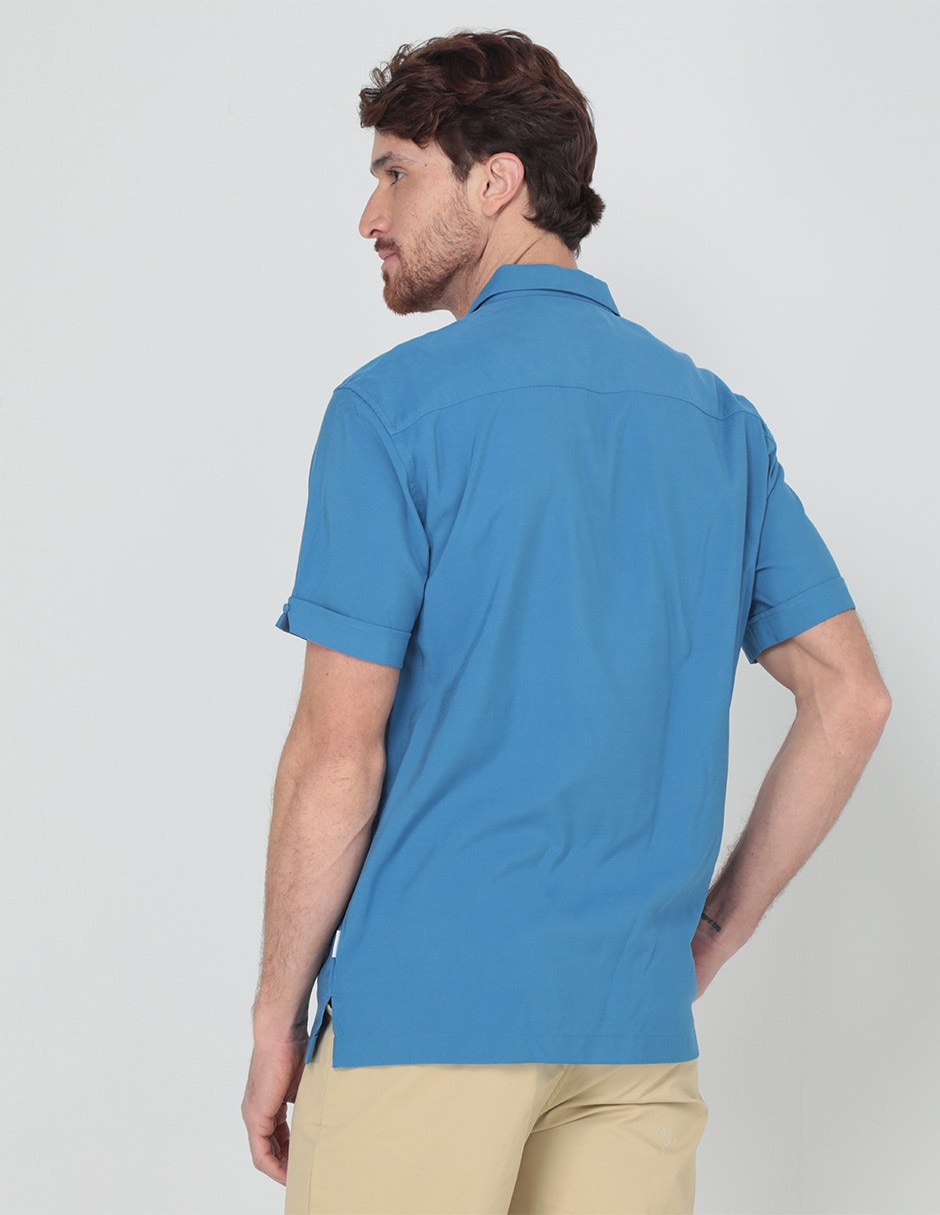 Guayabera manga corta para hombre 2