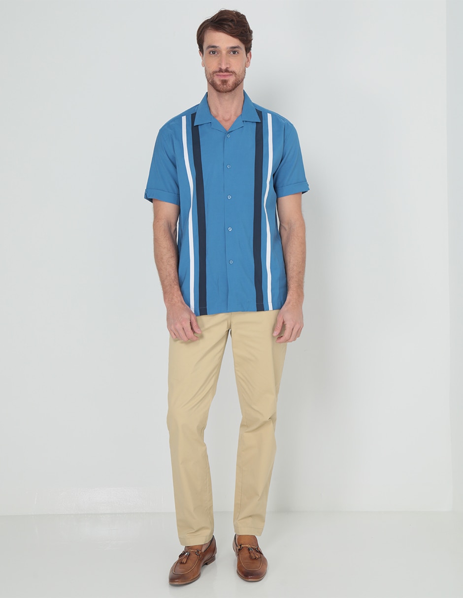 Guayabera manga corta para hombre 3