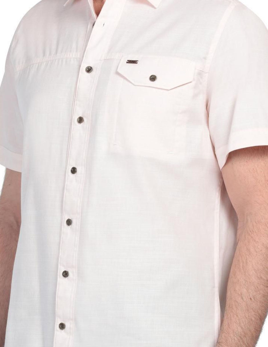 Camisa casual de algodón manga corta para hombre 2