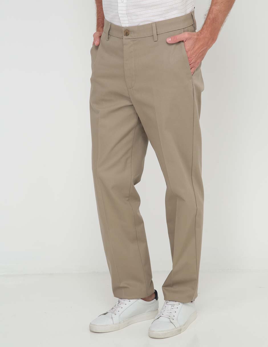 Pantalón straight de algodón para hombre