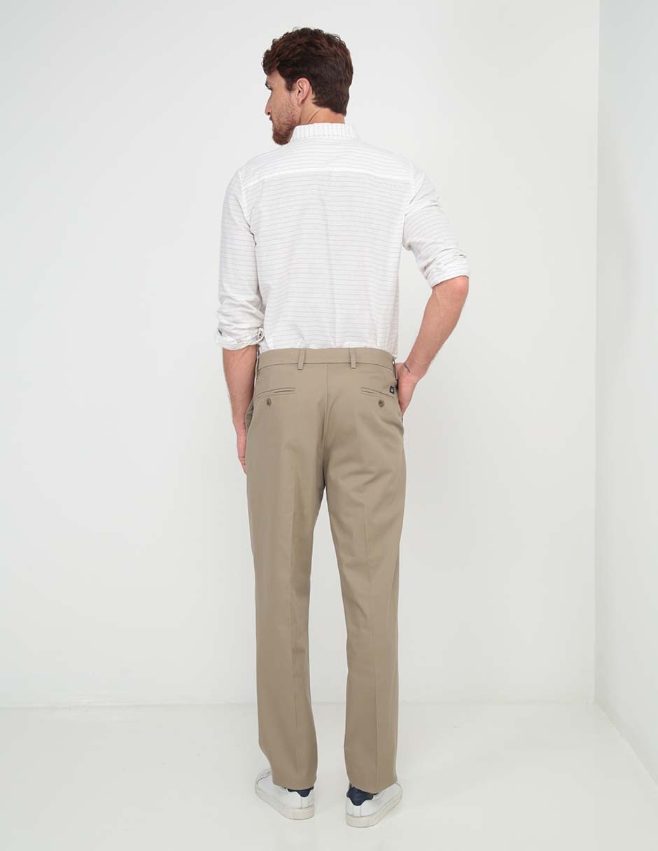 Pantalón straight de algodón para hombre 2