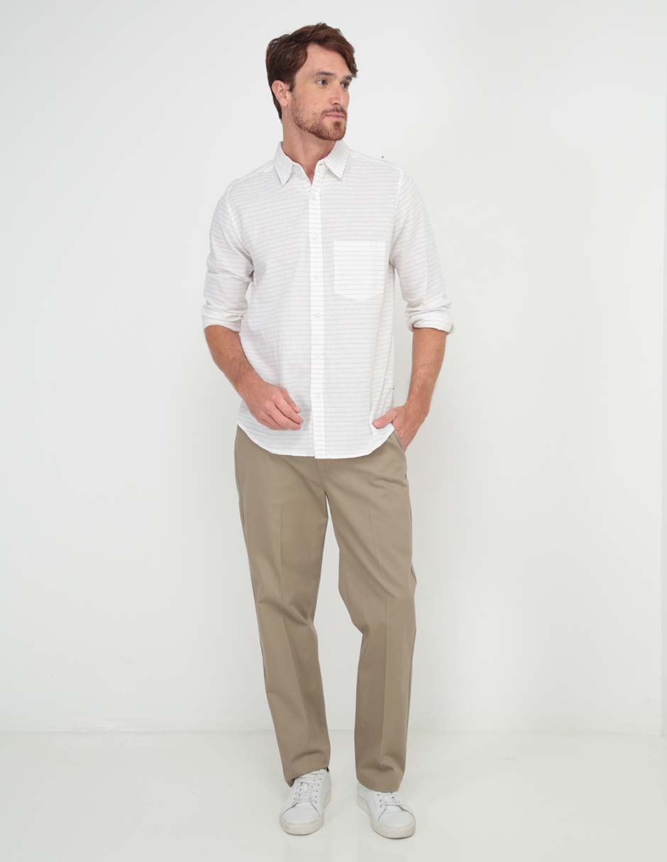 Pantalón straight de algodón para hombre 3