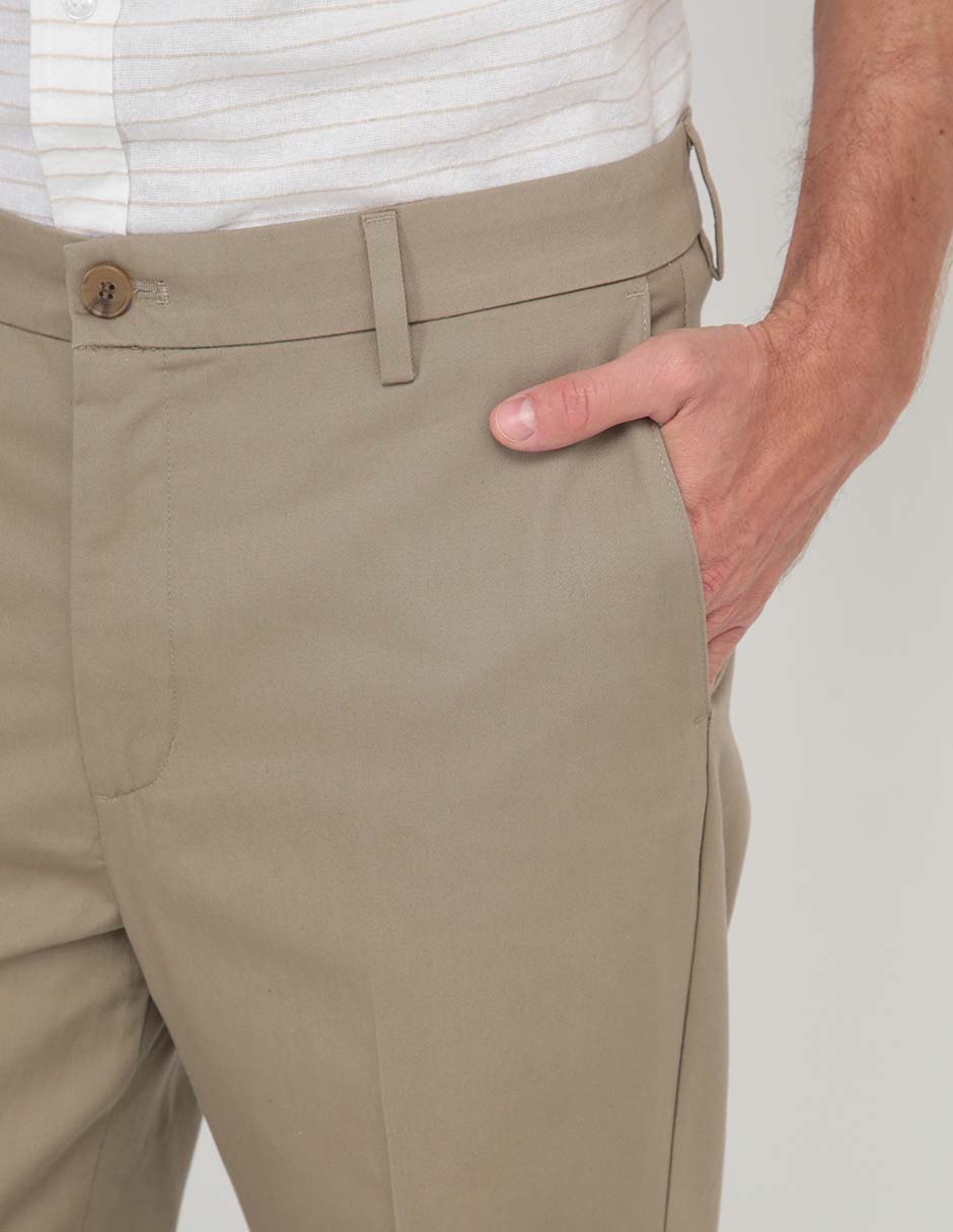 Pantalón straight de algodón para hombre 4