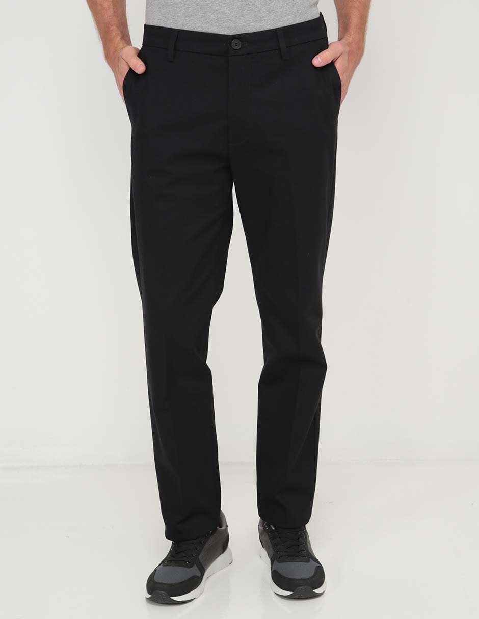 Pantalón chino recto de algodón para hombre Pantalón chino recto de algodón para hombre