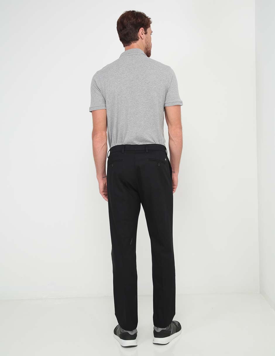Pantalón chino recto de algodón para hombre 2
