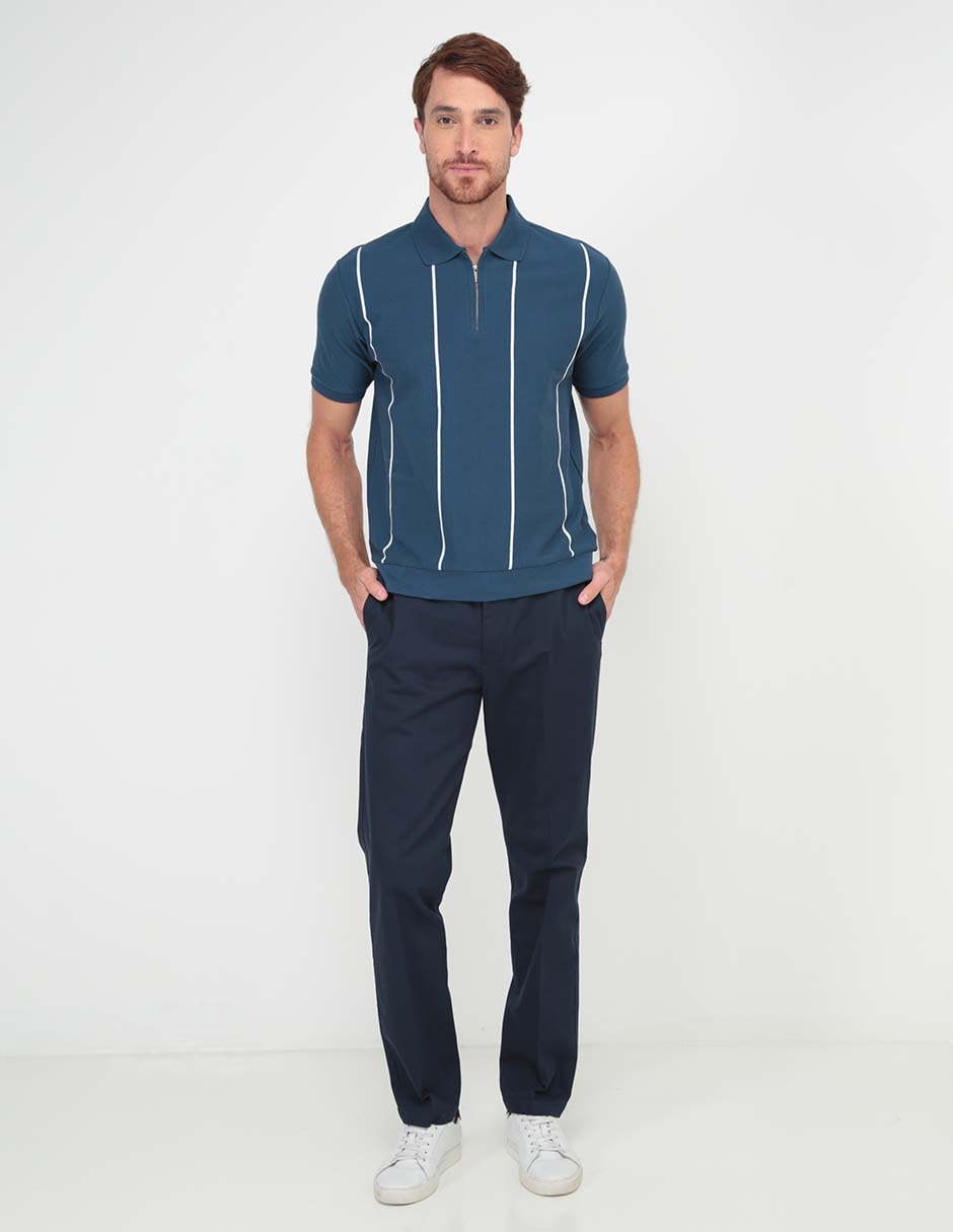 Pantalón casual recto de algodón para hombre 6