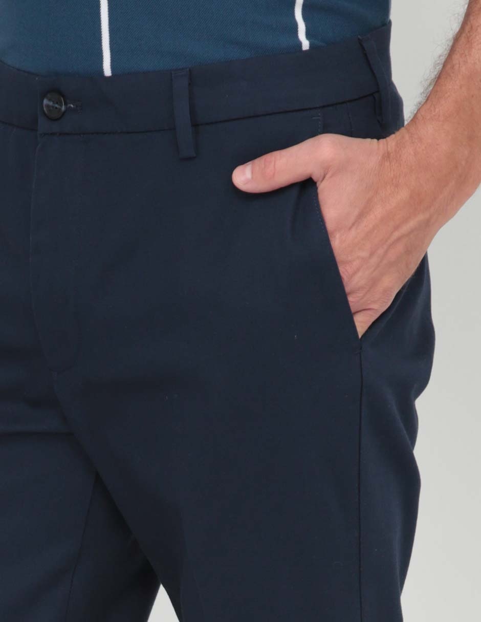 Pantalón casual recto de algodón para hombre 7