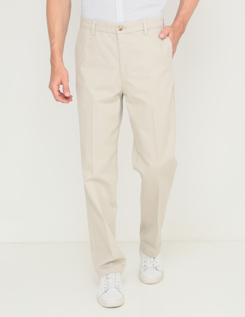 Pantalón straight de algodón para hombre Pantalón straight de algodón para hombre
