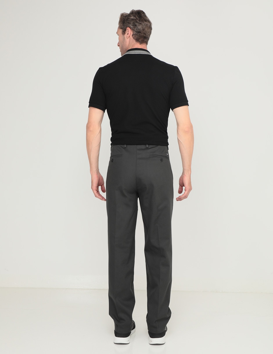 Pantalón casual recto de algodón para hombre 5