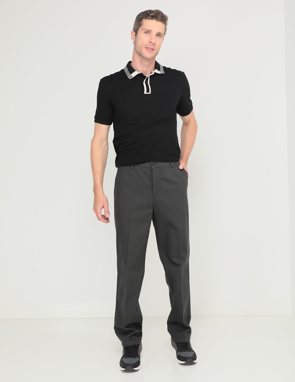 Pantalón casual recto de algodón para hombre 6
