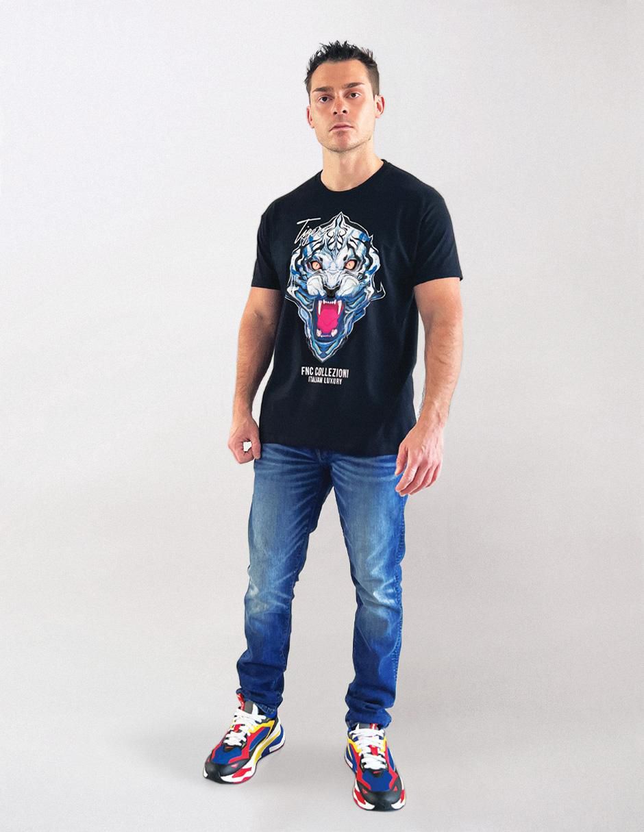 Playera Tiger cuello redondo para hombre 3
