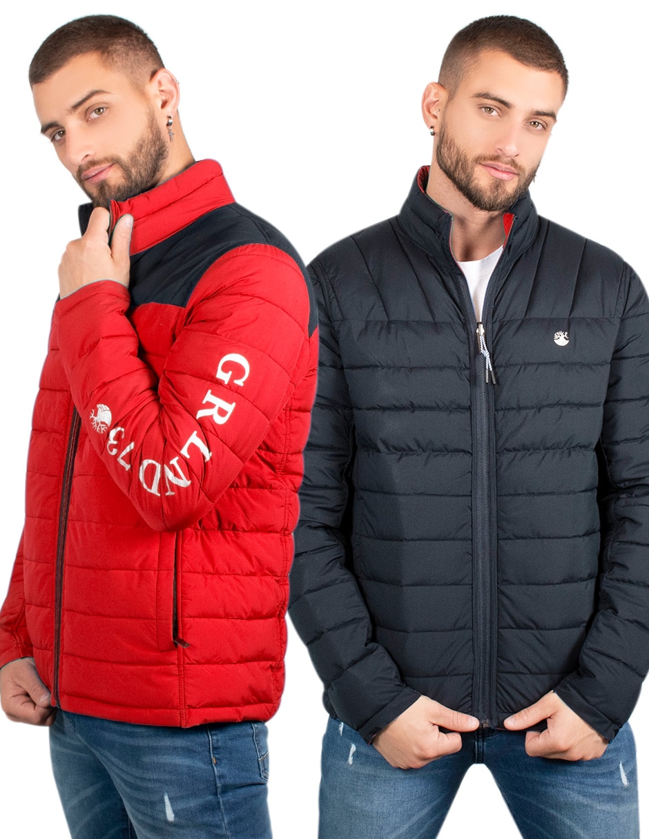 Chamarra casual reversible para hombre 3