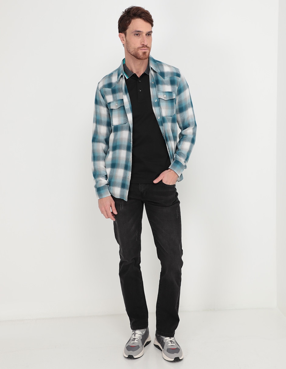 Playera cuello polo para hombre 3