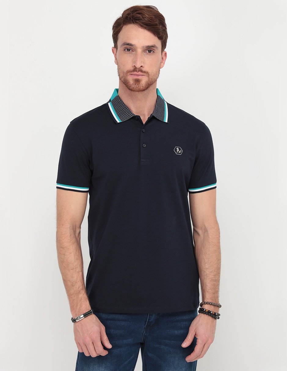 Playera cuello polo para hombre