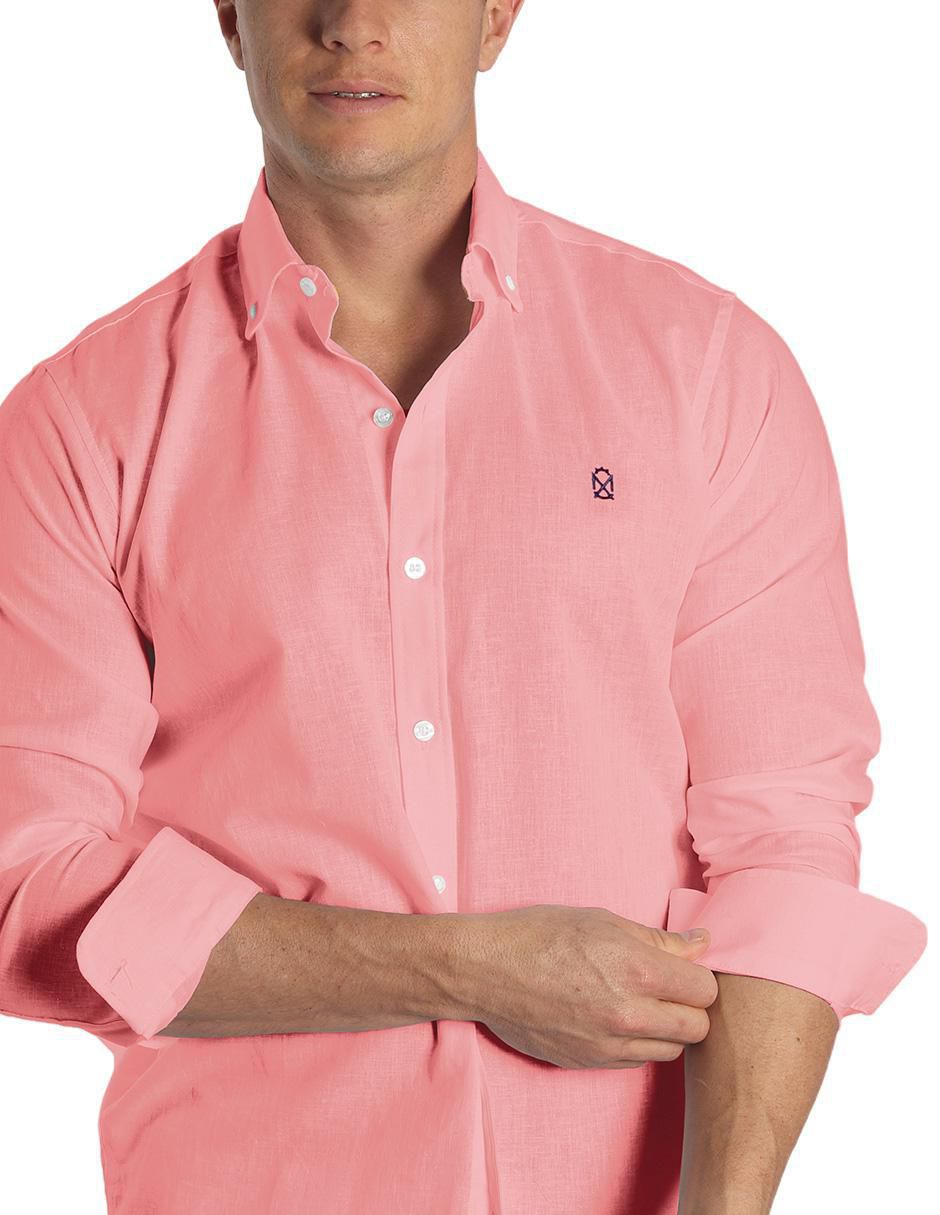 Camisa casual manga larga para hombre 3