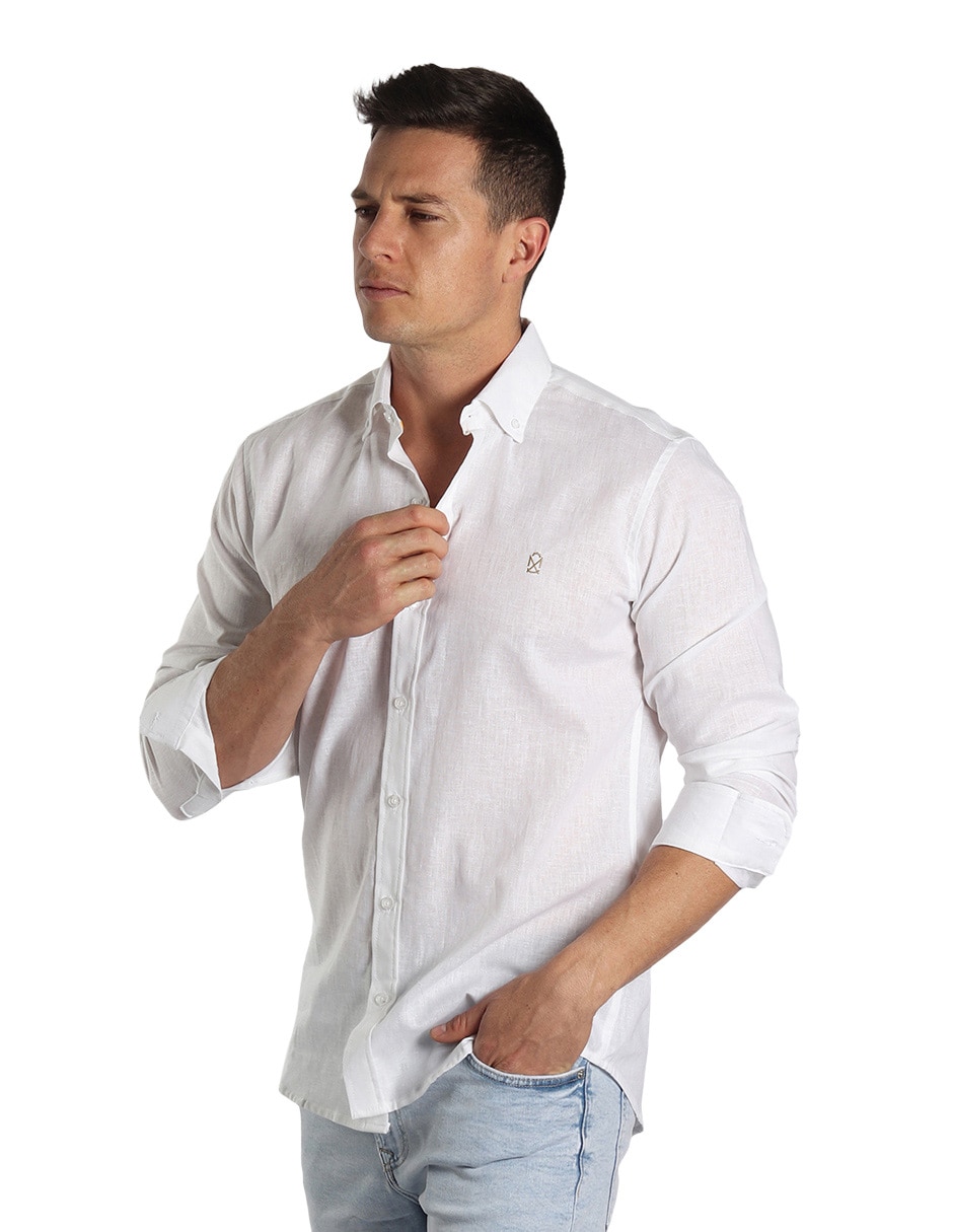 Camisa casual manga larga para hombre Camisa casual manga larga para hombre