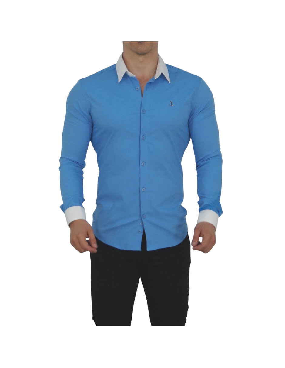 Camisa casual manga larga para hombre Camisa casual manga larga para hombre