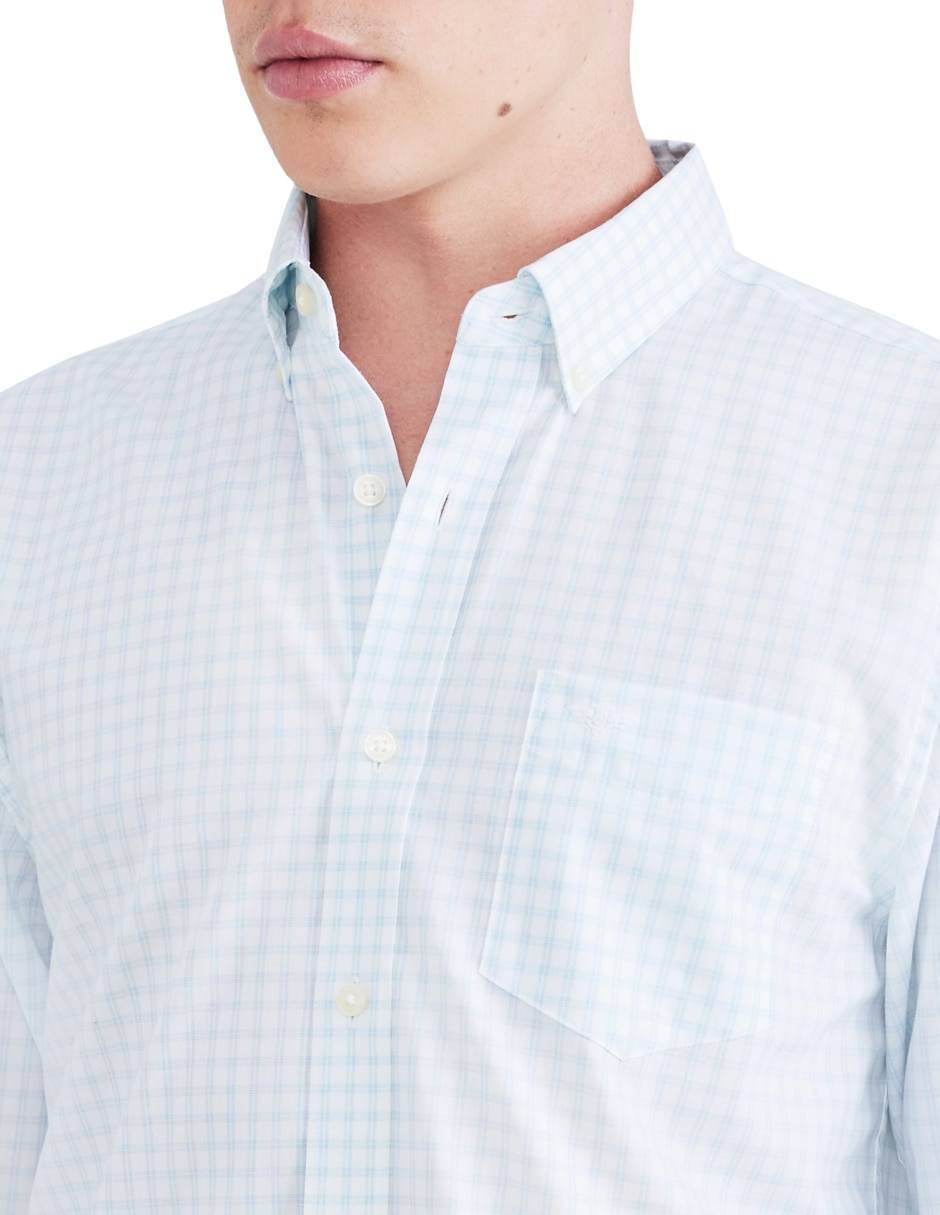 Camisa casual Dockers de algodón manga larga para hombre