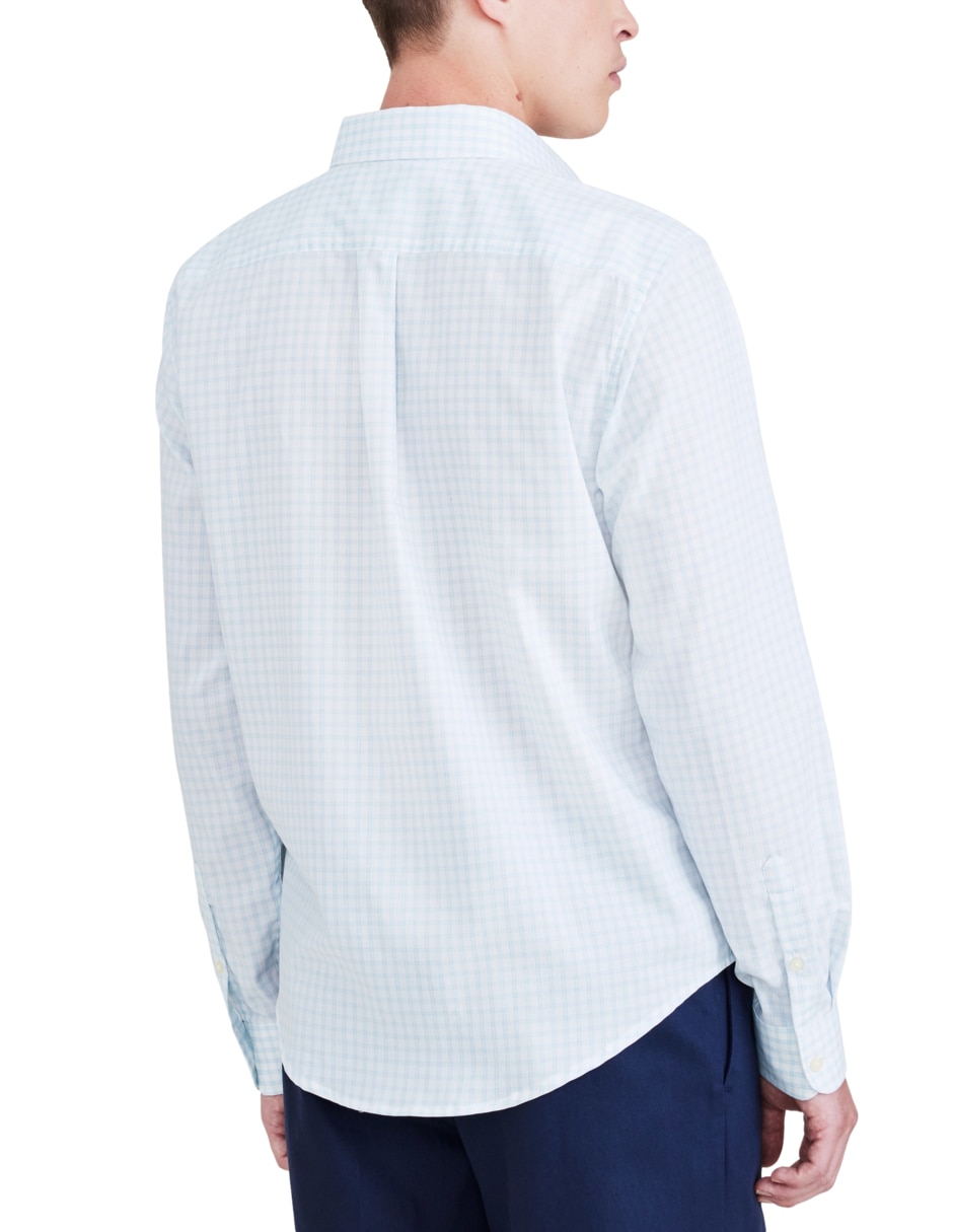 Camisa casual de algodón manga larga para hombre 3