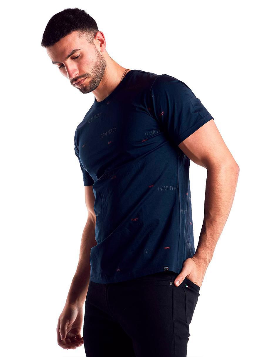 Playera cuello redondo para hombre