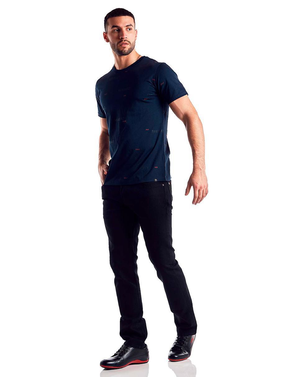 Playera cuello redondo para hombre