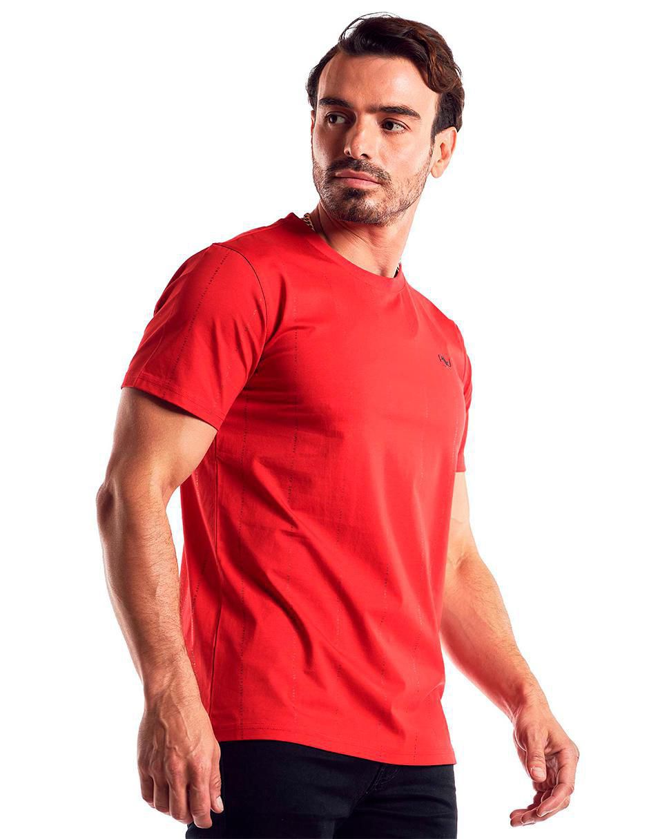 Playera cuello redondo para hombre