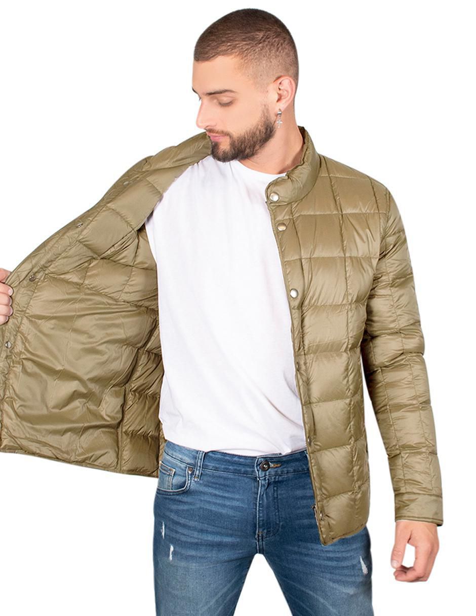 Chamarra casual capitonada para hombre 2