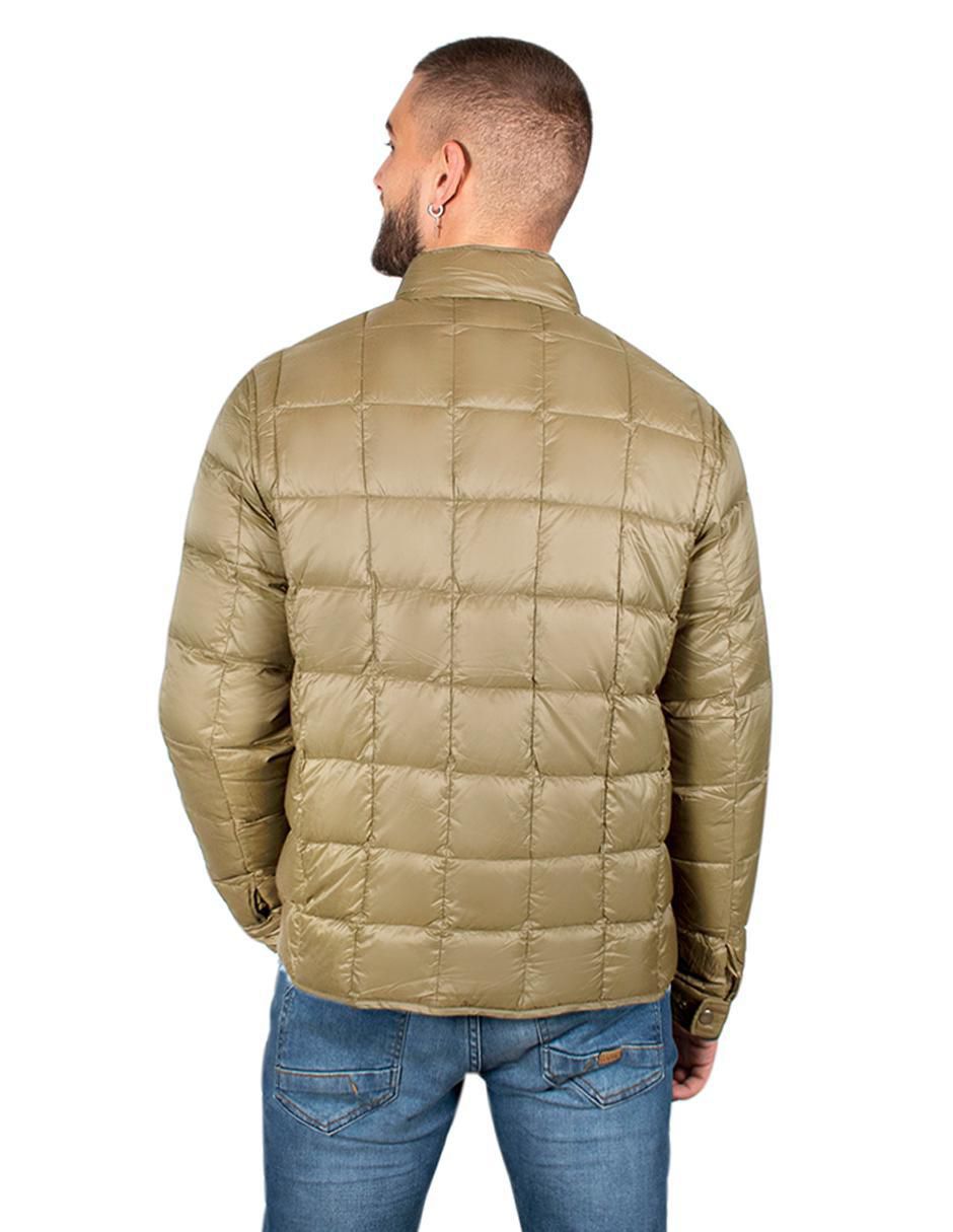Chamarra casual capitonada para hombre 4