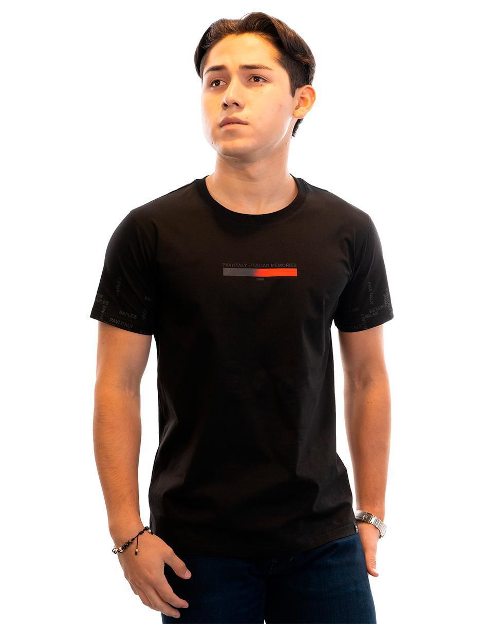 Playera Pavi Italy cuello redondo para hombre