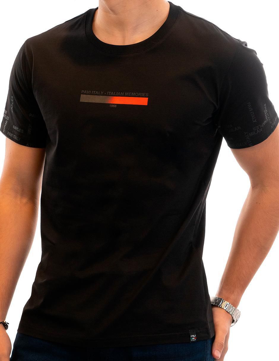 Playera Pavi Italy cuello redondo para hombre