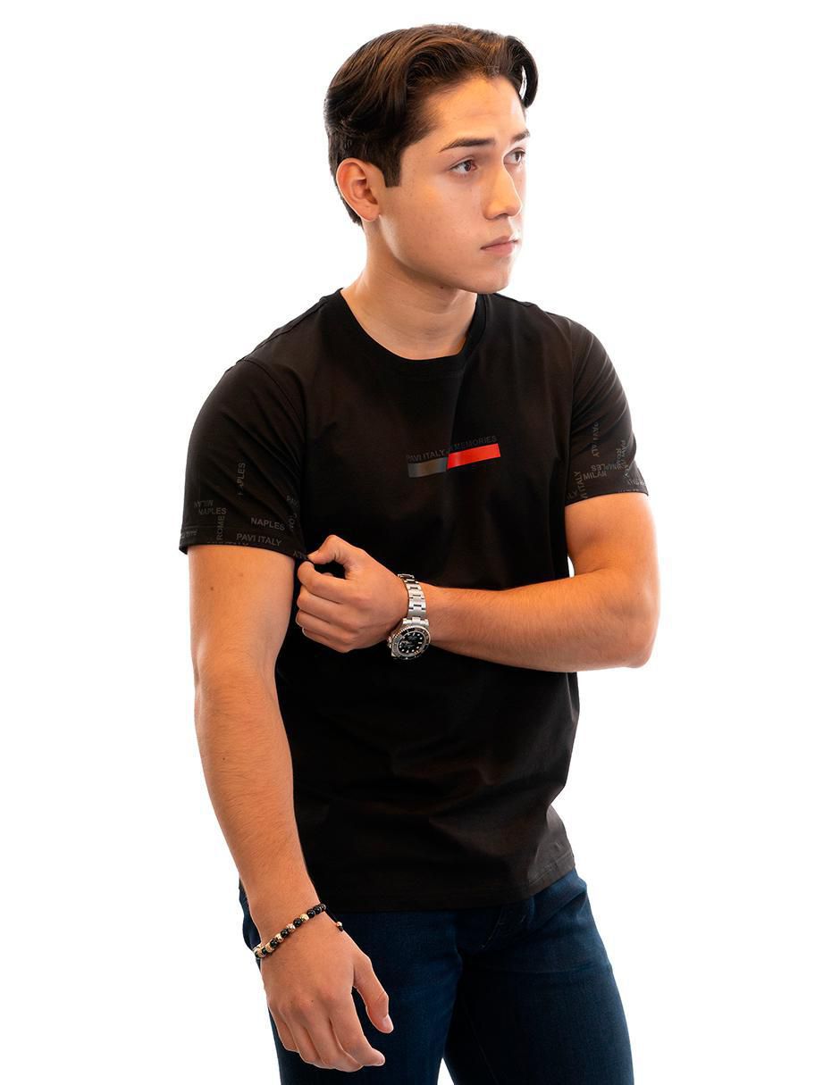 Playera Pavi Italy cuello redondo para hombre