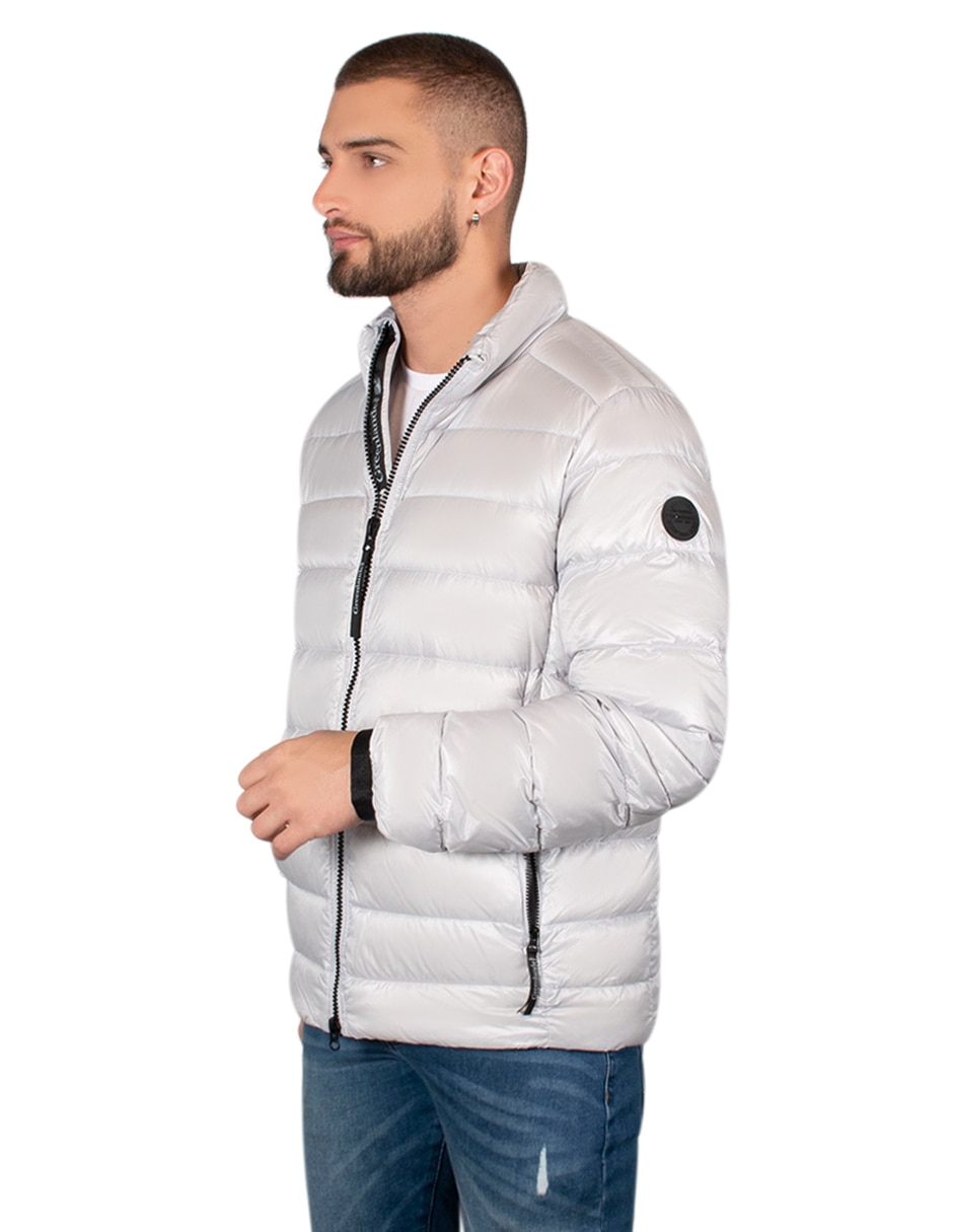 Chamarra casual Estilo reducido en talla capitonada para hombre 4
