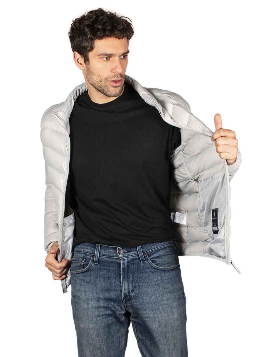 Chamarra casual con capucha para hombre 2