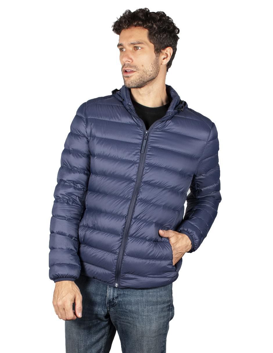 Chamarra casual con capucha para hombre Chamarra casual con capucha para hombre